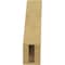 Ekena Millwork 3-inch W x 8-inch D x 12-inch H Baker Rough Cedar Woodgrain TimberThane Knee Brace, Primed BRCUR03X08X12BKRRCPR - alternate 4